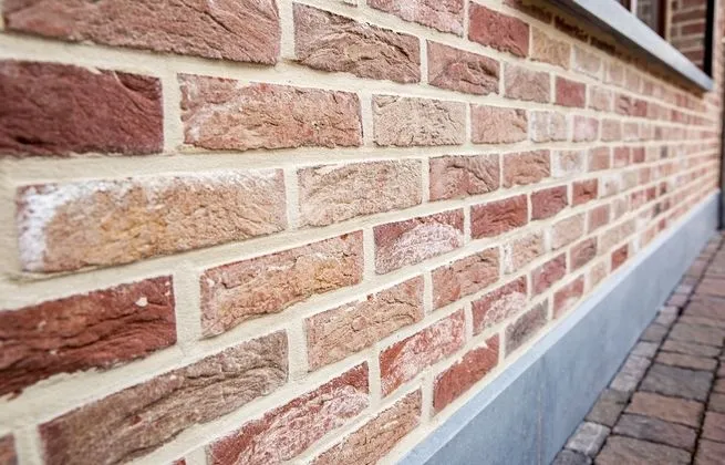Nu Kopen Waalformaat steenstrip rood - Geba 365