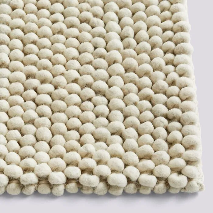 Gecertificeerd HAY Peas vloerkleed-200x300 cm-Cream