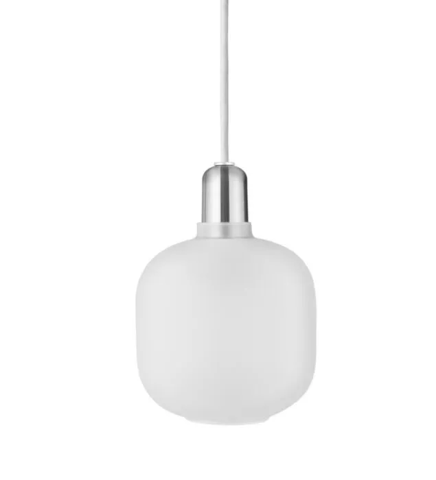 Normann Copenhagen Amp Lamp hanglamp-Mat wit-Small Nieuw
