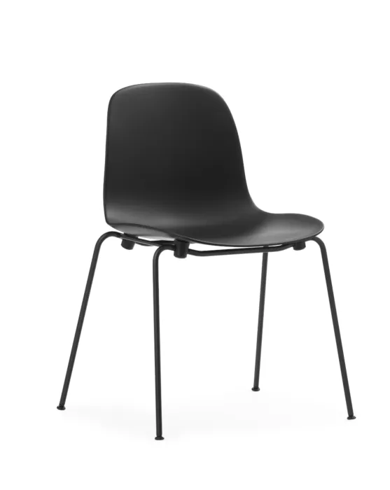 Beste Prijs Normann Copenhagen Form Stacking eetkamerstoel-Zwart