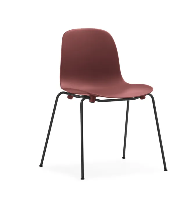 Normann Copenhagen Form Stacking eetkamerstoel-Rood Seizoensaanbieding
