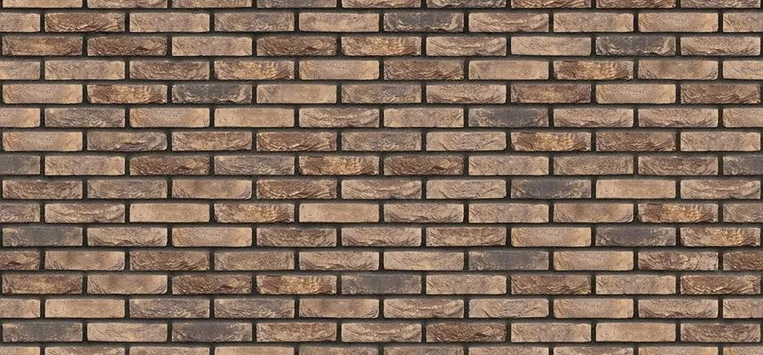 Populair Waalformaat steenstrip bruin - Geba 581
