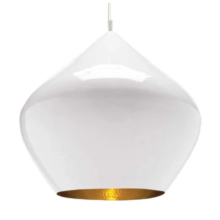 Tom Dixon Beat Light Stout LED hanglamp-Wit Must-Have