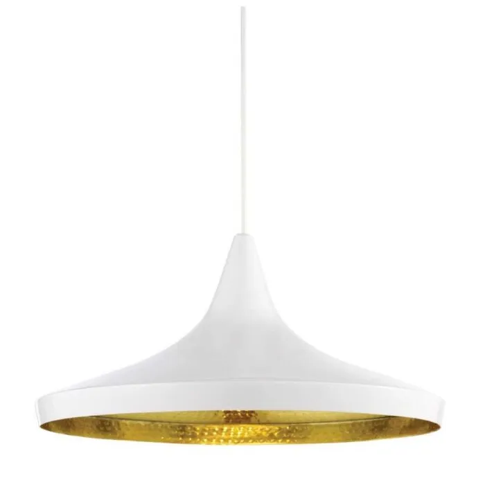 Superprijs Tom Dixon Beat Light Wide LED hanglamp-Wit