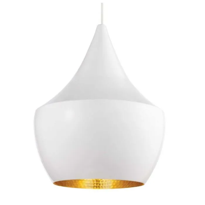 Superprijs Tom Dixon Beat Light Fat LED hanglamp-Wit