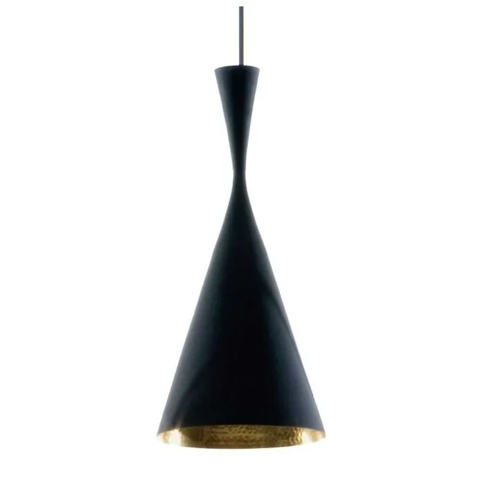 Tom Dixon Beat Light Tall LED hanglamp-Zwart Flitsaanbieding