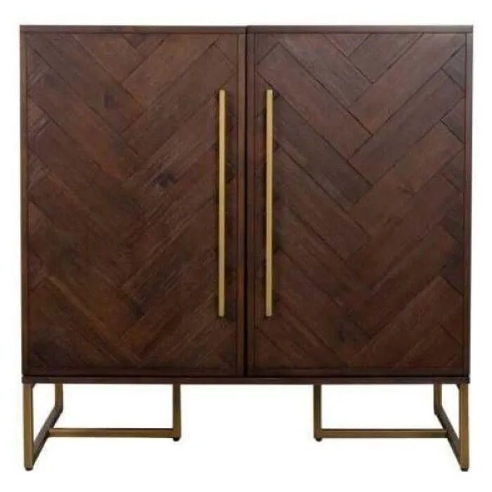 Dutchbone Class Cabinet kast-Donker bruin Lage Kosten