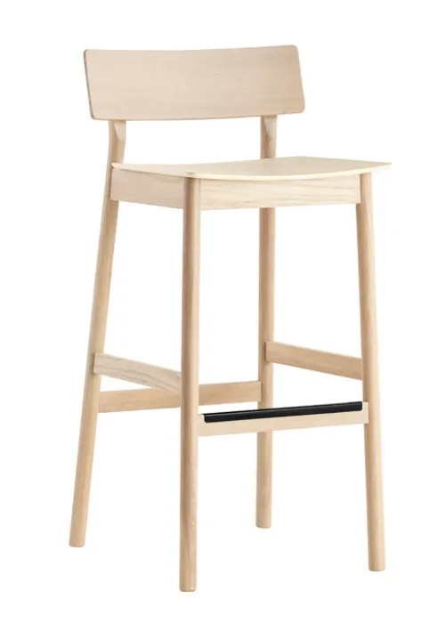 WOUD Pause Bar Stool barkruk-Natural OUTLET Aanbieding