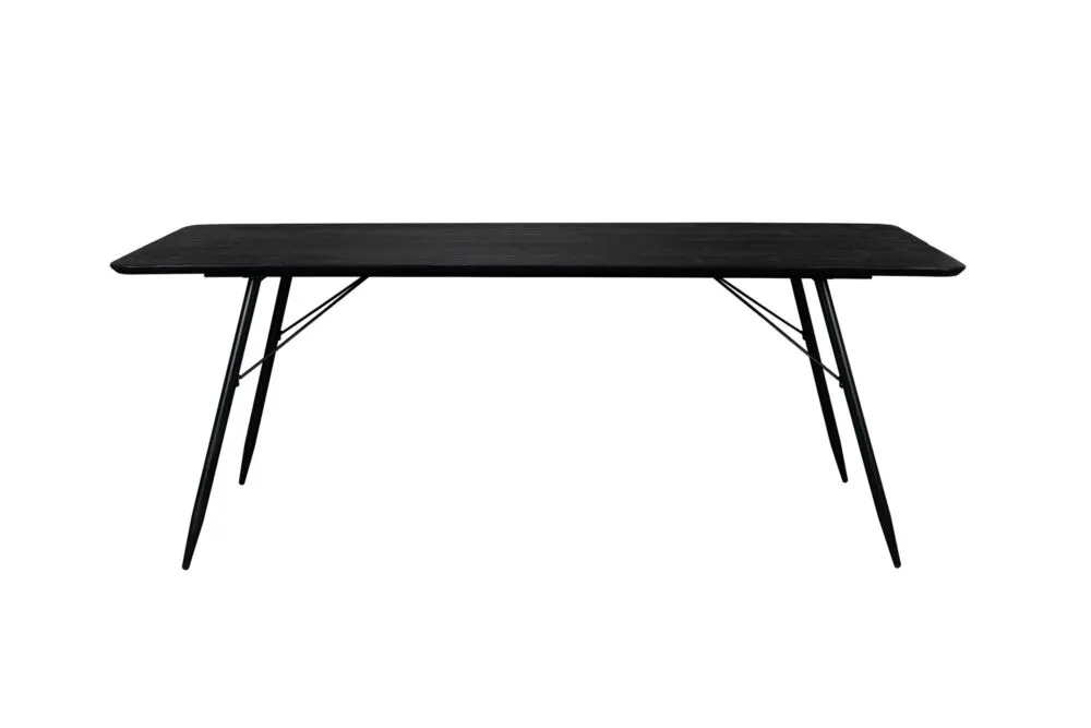 Dutchbone Roger eetkamertafel-Zwart-180x90 cm Dagaanbieding