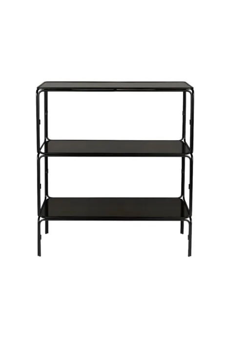 Favoriet vanHarte Liah Shelf side table-Zwart