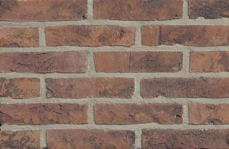 Lage Prijs Waalformaat steenstrip bruin - Geba 449