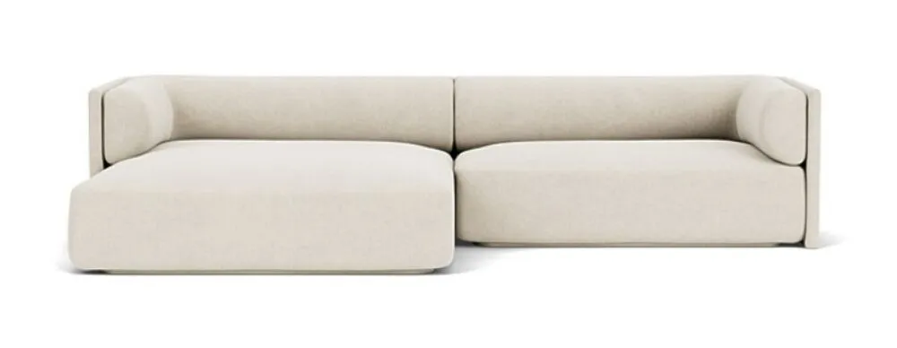 FEST Bolster hoekbank met divan-Soil - Natural - 01-Divan links Direct Beschikbaar