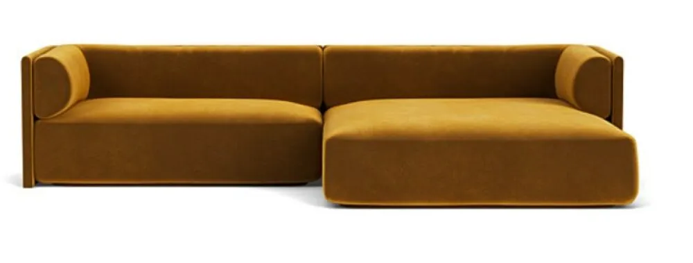 FEST Bolster hoekbank met divan-Royal - Gold - 132-Divan rechts Laatste Kans