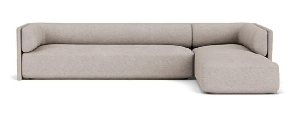 Goedkoop FEST Bolster hoekbank met longchair-Polvere - Beige - 21-Longchair rechts
