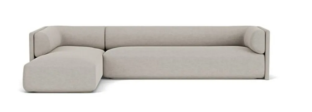 FEST Bolster hoekbank met longchair-Sydney - Beige - 22-Longchair links Direct Beschikbaar