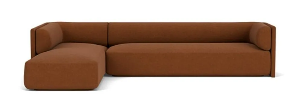 FEST Bolster hoekbank met longchair-Soil - Hazel - 96-Longchair links Exclusieve Aanbieding