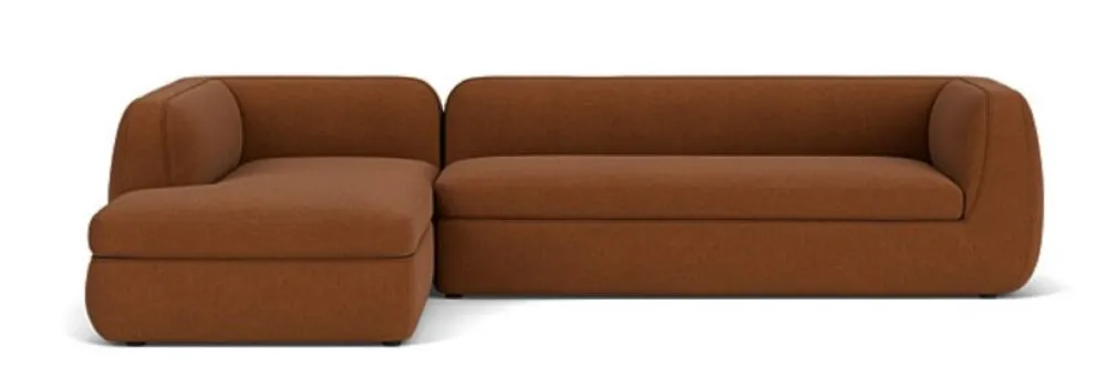 Snelle Levering FEST Bowie hoekbank met longchair-Soil - Hazel - 96-Longchair links