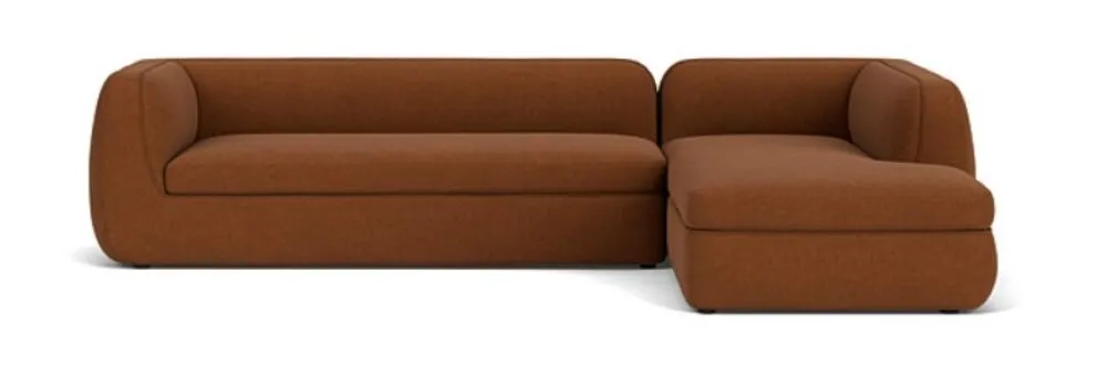 Koop Online FEST Bowie hoekbank met longchair-Soil - Hazel - 96-Longchair rechts