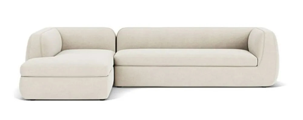 Veilige Betaling FEST Bowie hoekbank met longchair-Soil - Natural - 01-Longchair links