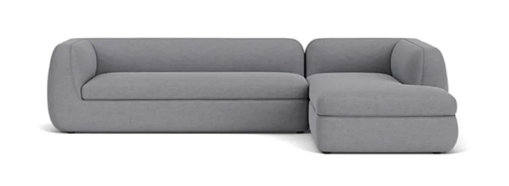 Flitsaanbieding FEST Bowie hoekbank met longchair-Sydney - Light Grey - 91-Longchair rechts