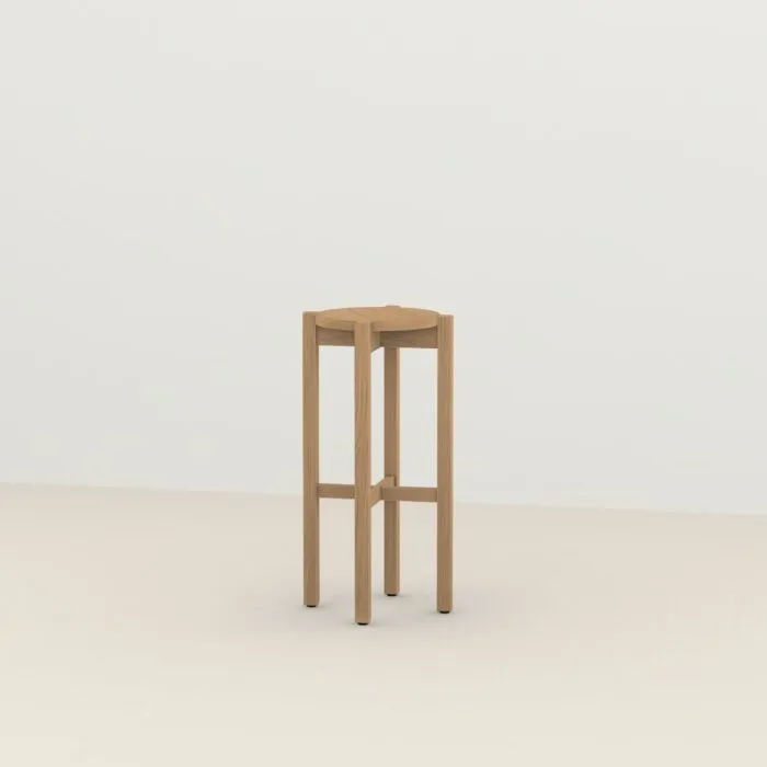 Studio HENK Base Stool kruk-Hardwax oil light-77 cm Laatste Versie