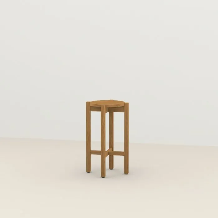 Studio HENK Base Stool kruk-Hardwax oil natural-65 cm Uitverkoop