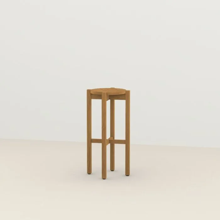 Studio HENK Base Stool kruk-Hardwax oil natural-77 cm Koop Vandaag