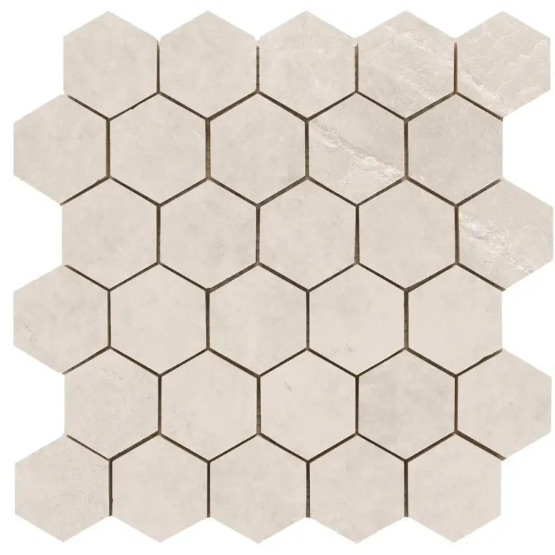 Statale Sand hexagon mozaiek op net van 26,3x27,4 Koop Online