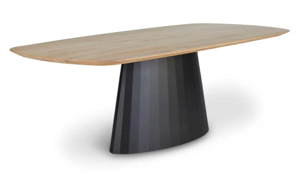 Voordeelprijs Dyyk Mura eettafel Deens ovaal houten blad
