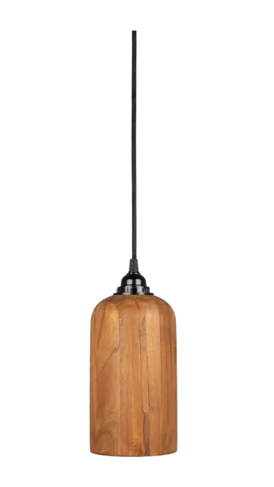 Exclusieve Aanbieding D-Bodhi Bullet houten hanglamp-15x26 cm (Øxh)