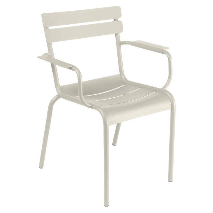 Fermob Luxembourg tuinstoel met armleuning-Clay Grey Koopje