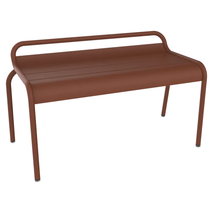 Tijdelijk Beschikbaar Fermob Luxembourg Compact tuinbank-Red Ochre