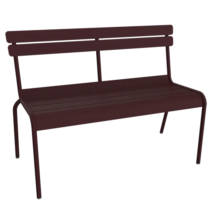 Weekendaanbieding Fermob Luxembourg tuinbank met rugleuning-Black Cherry