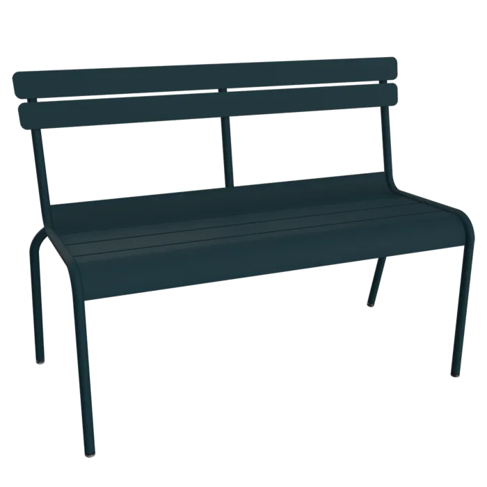 Alleen Vandaag Fermob Luxembourg tuinbank met rugleuning-Acapulco Blue