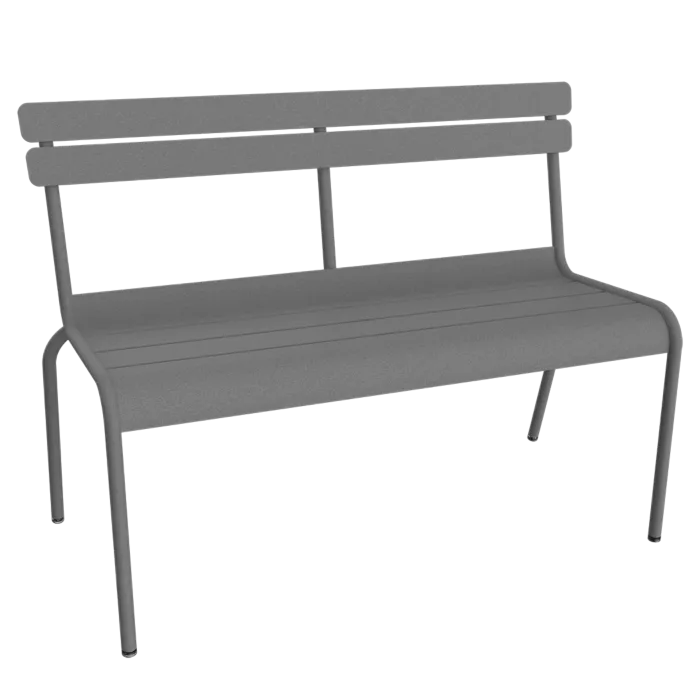 Fermob Luxembourg tuinbank met rugleuning-Lapilli Grey Gratis Retour