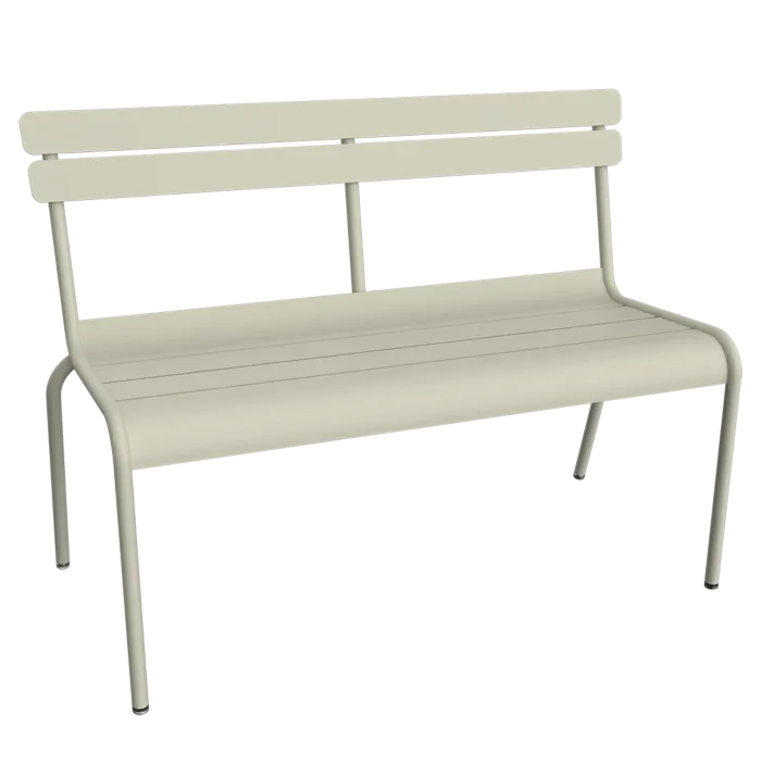 Snelle Levering Fermob Luxembourg tuinbank met rugleuning-Clay Grey