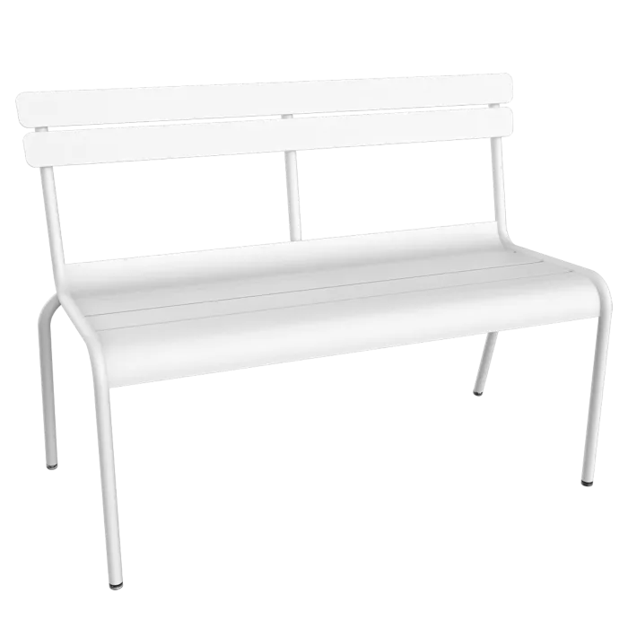 Beste Prijs Fermob Luxembourg tuinbank met rugleuning-Cotton white