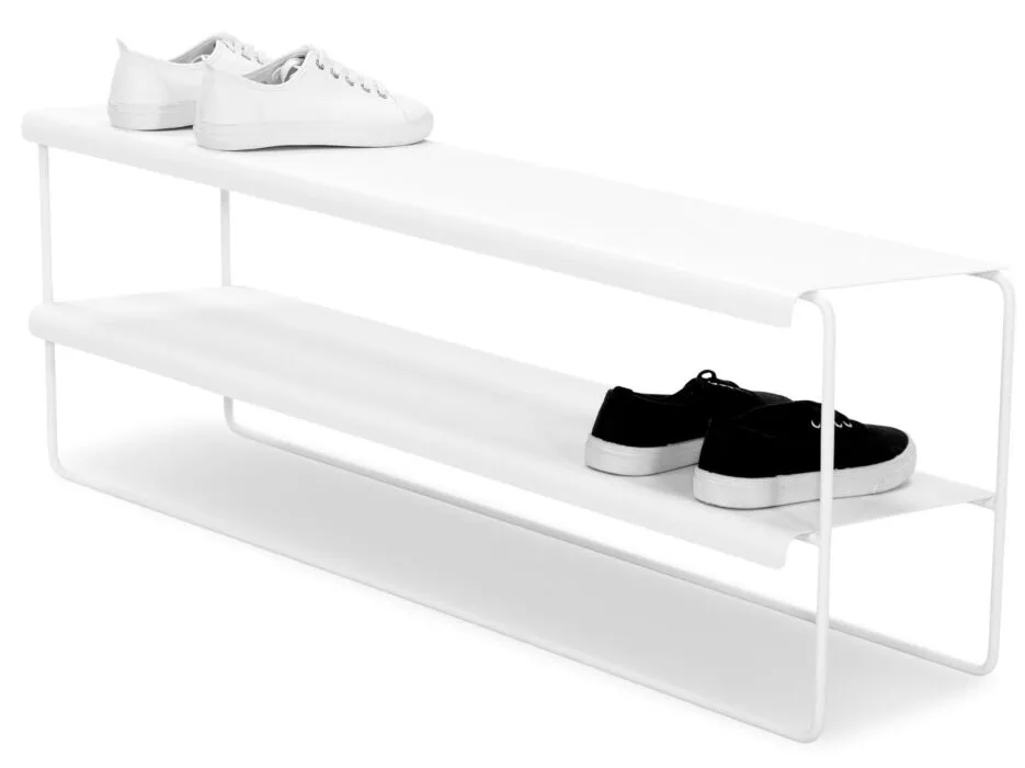 Gecertificeerd Spinder Design Nivo schoenenrek-103x28 cm-Wit