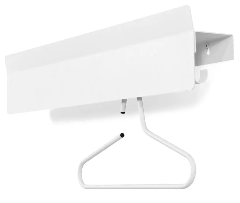 Favoriet Spinder Design Vigilo wandkapstok-80-Wit