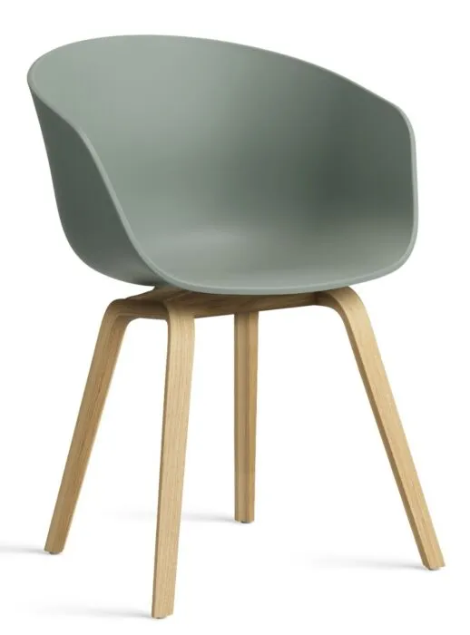 HAY About a Chair AAC22 stoel gelakt onderstel-Fall Green Seizoensaanbieding
