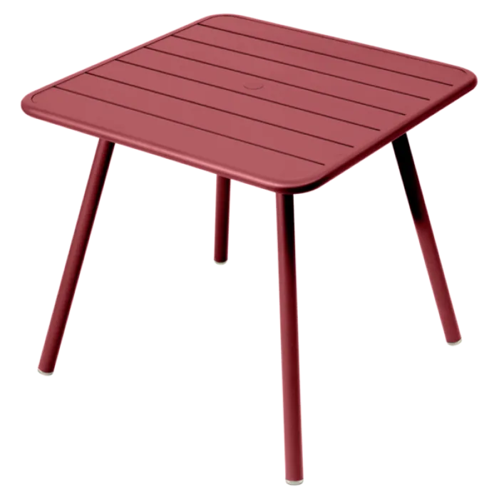Fermob Luxembourg tuintafel vier poten 80x80 cm-Chili Goedkoop