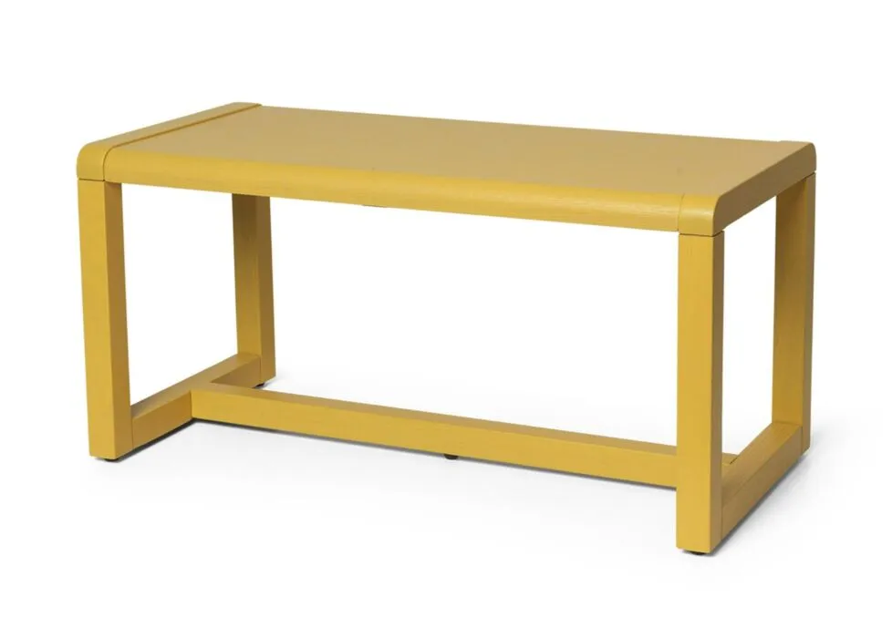 Ferm Living Little Architect kinderbankje-Yellow Gratis Retour