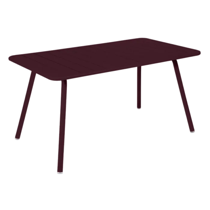 Veilige Betaling Fermob Luxembourg tuintafel 143x80 cm-Black Cherry