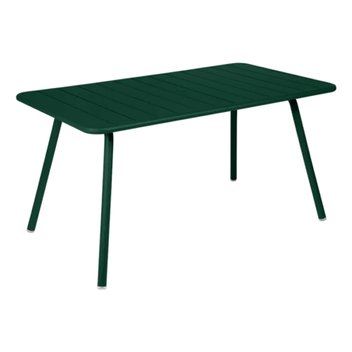 Betaalbaar Fermob Luxembourg tuintafel 143x80 cm-Cedar Green
