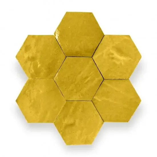 Uitverkoop Zelliges Alhambra Alhambra Hexagone 32 Tournesol