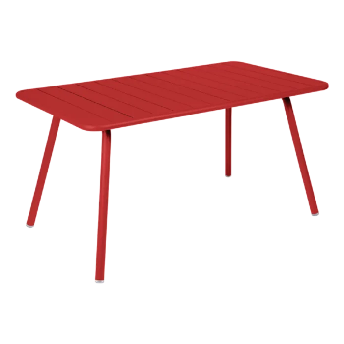 Finale Uitverkoop Fermob Luxembourg tuintafel 143x80 cm-Poppy