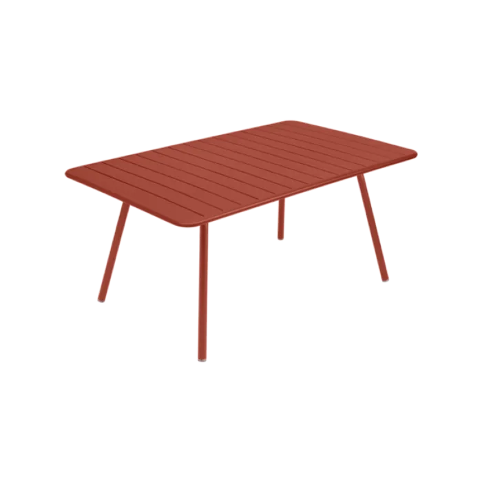 Fermob Luxembourg tuintafel 165x100 cm-Red Ochre Gereduceerde Prijs