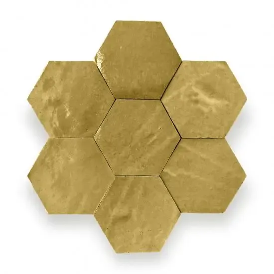 Beperkte Voorraad Zelliges Alhambra Alhambra Hexagone 27 Moutarde