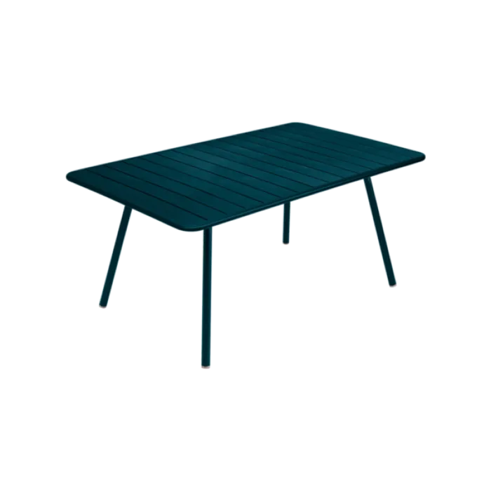 Hoge Kwaliteit Fermob Luxembourg tuintafel 165x100 cm-Acapulco Blue