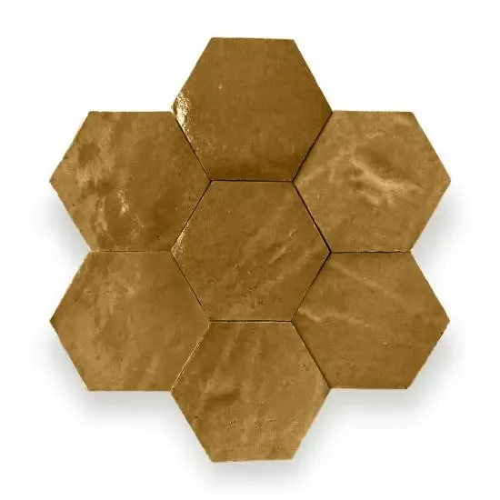 Koop Online Zelliges Alhambra Alhambra Hexagone 20 Brun
